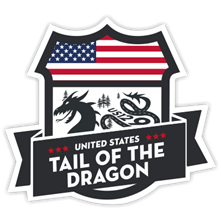 Tail of the dragon sticker