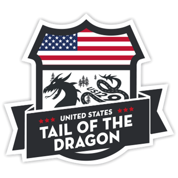 Tail of the dragon sticker