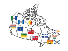 canada territories provinces flag stickers